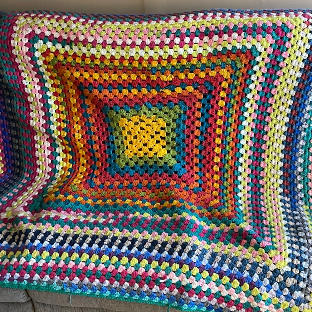 Handmade Knitted Blanket